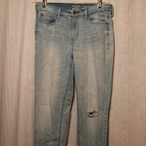 Signature Levi Strauss High-Rise Ankle Straight Jeans